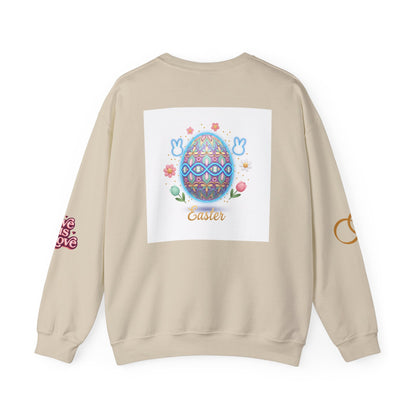 Easter Bunny & Candy Hearts Crewneck Sweatshirt