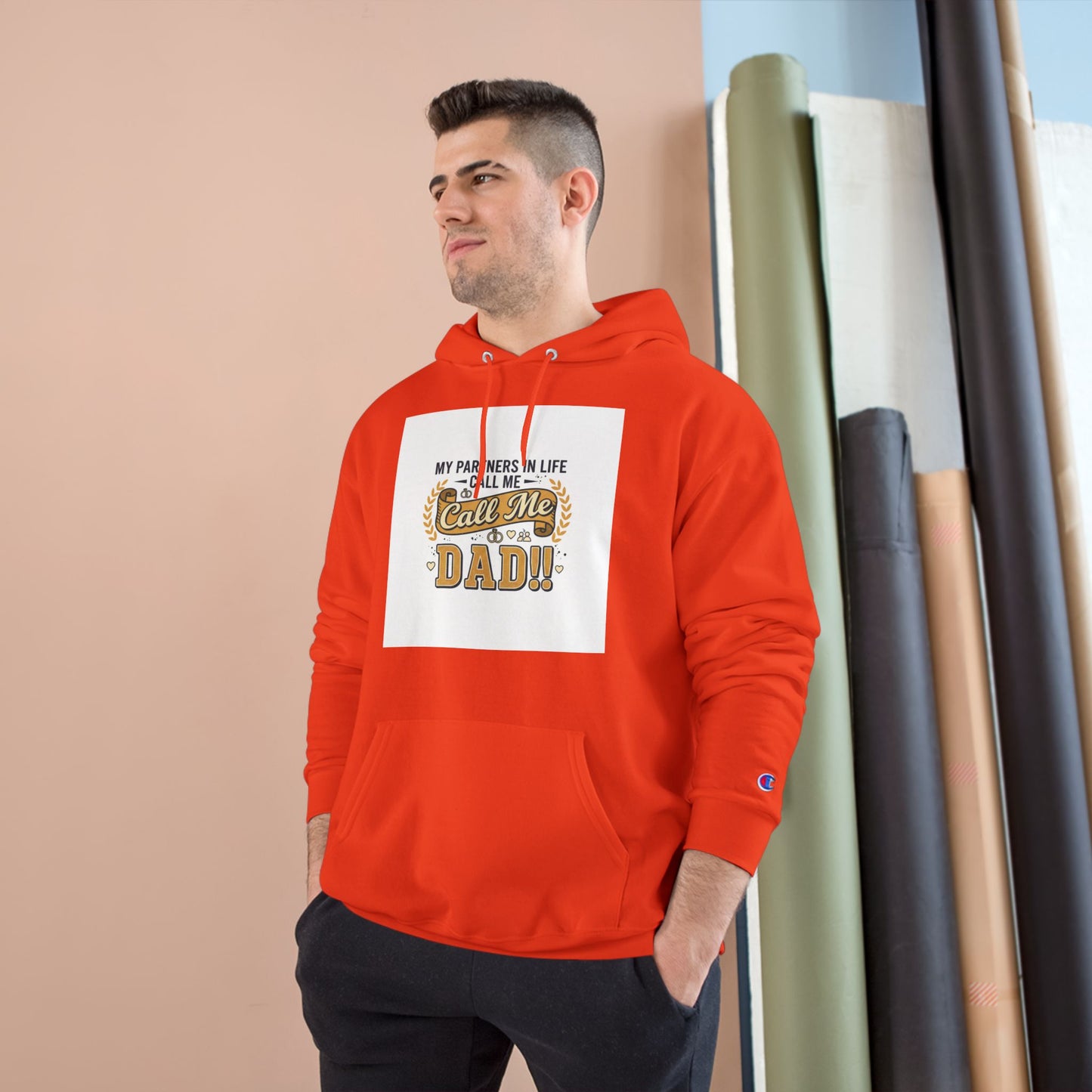 Dad Level 1001 Hoodie — 'My Partners in Life Call Me Dad' Graphic Sweatshirt