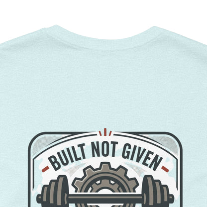 Stay Focused / Built Not Given Fitness T‑Shirt — “Stay Broke or Focused” Motivational Gym Tee