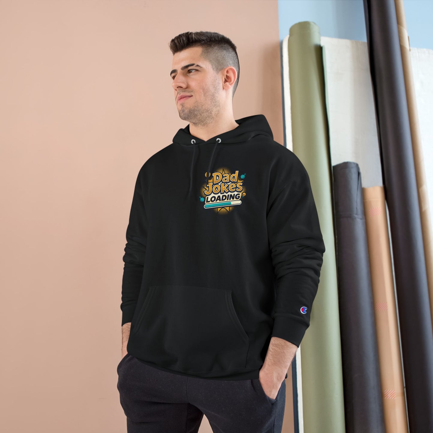 Dad The Man Hoodie — “Dad Jokes Loading” & “The Man, The Myth, The Legend” Graphic Hoodie