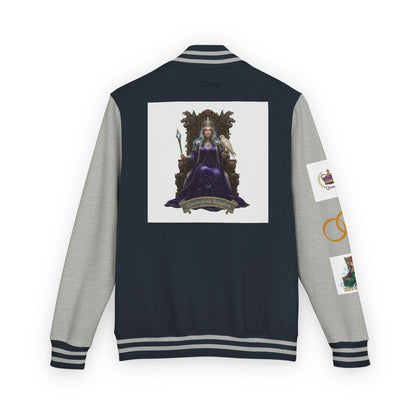 Letterman Jacket — Gothic Queen Illustration Varsity Jacket