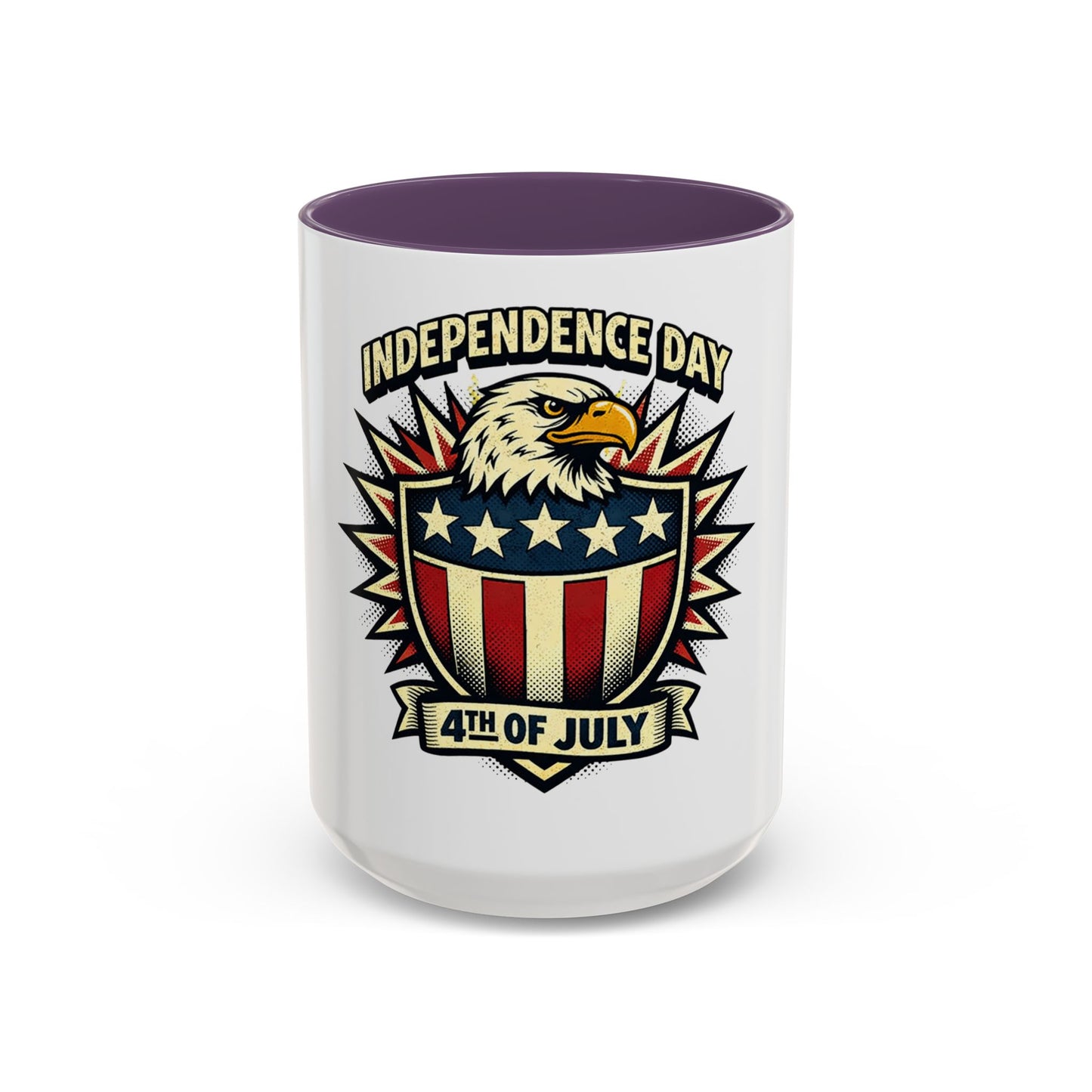 Accent Coffee Mug (11, 15oz) , 4th of july ,independence day.