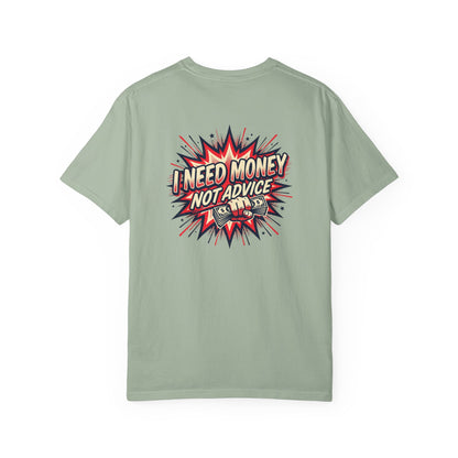 I Need Money Not Advice T-Shirt — Retro Comic Graphic Tee