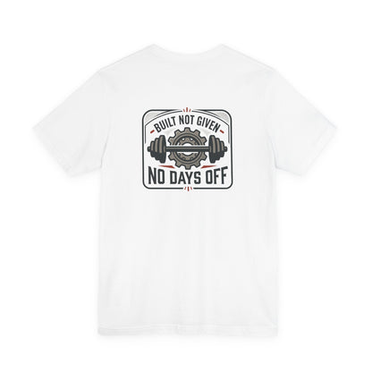 Stay Focused / Built Not Given Fitness T‑Shirt — “Stay Broke or Focused” Motivational Gym Tee