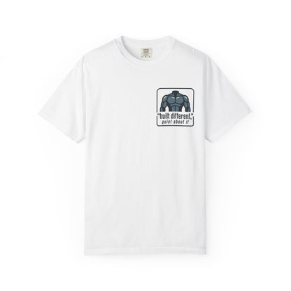Graphic T-Shirt — “No Announcements, Just Results” Motivational Fitness Tee