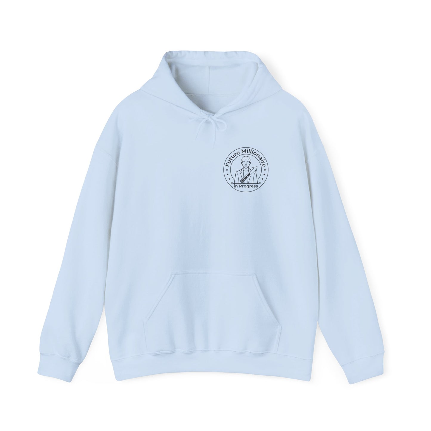Make Money Not Excuses Hoodie — Motivational Vintage Badge Hooded Sweatshirt