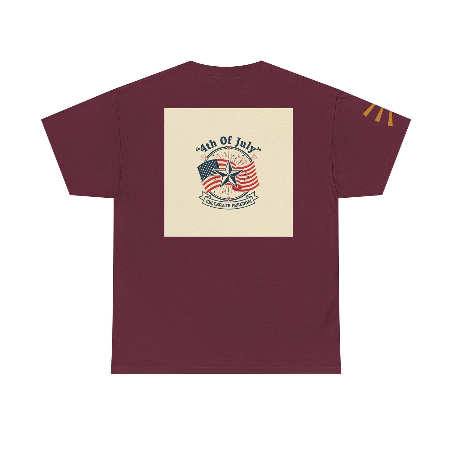 4th of July Americana Tee — Patriotic Flag Picnic T-Shirt