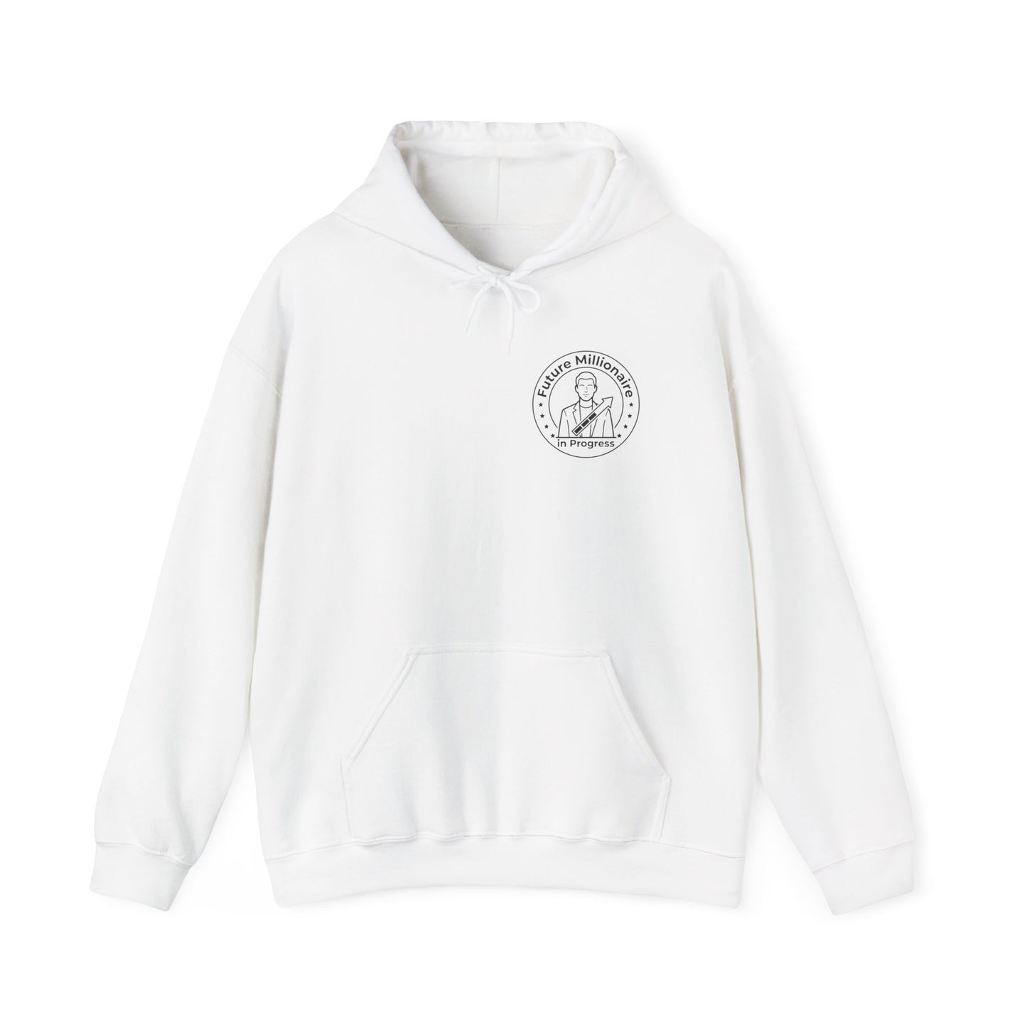 Make Money Not Excuses Hoodie — Motivational Vintage Badge Hooded Sweatshirt