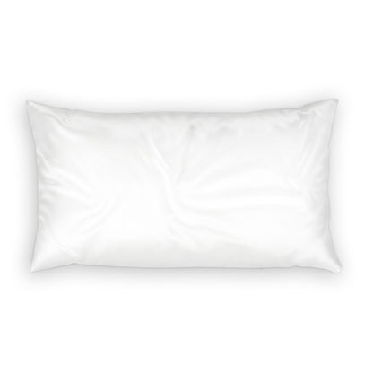 Moth & Golden Leaf Cotton Pillow Sham — Sky Blue Decorative Pillowcase