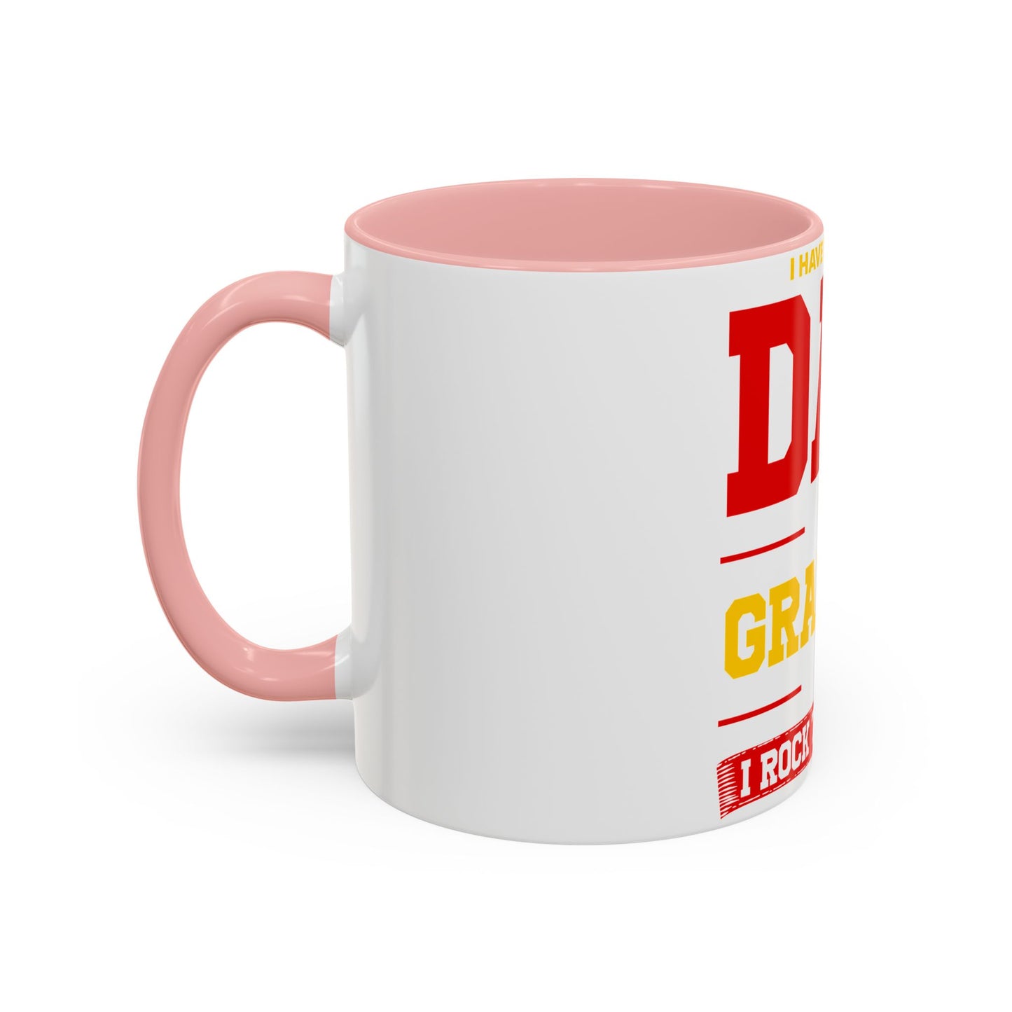 Dad Grandpa Coffee Mug — “I Have Two Titles: Dad Grandpa, I Rock Them Both” Accent Ceramic Gift