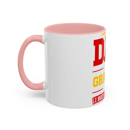 Dad Grandpa Coffee Mug — “I Have Two Titles: Dad Grandpa, I Rock Them Both” Accent Ceramic Gift