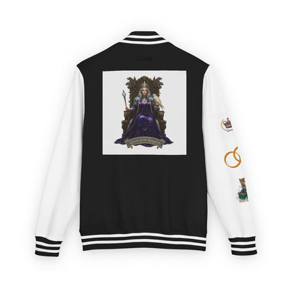 Letterman Jacket — Gothic Queen Illustration Varsity Jacket