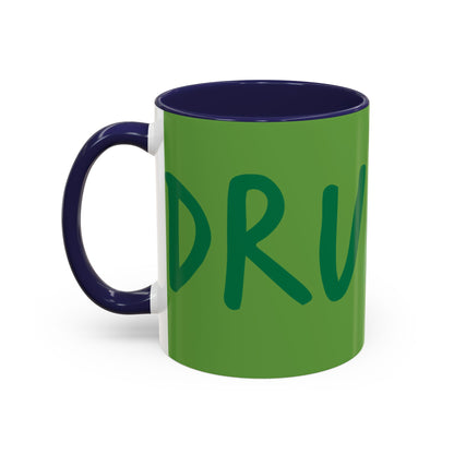 Funny ‘Drunkish’ Accent Coffee Mug — Green Accent 11/15oz