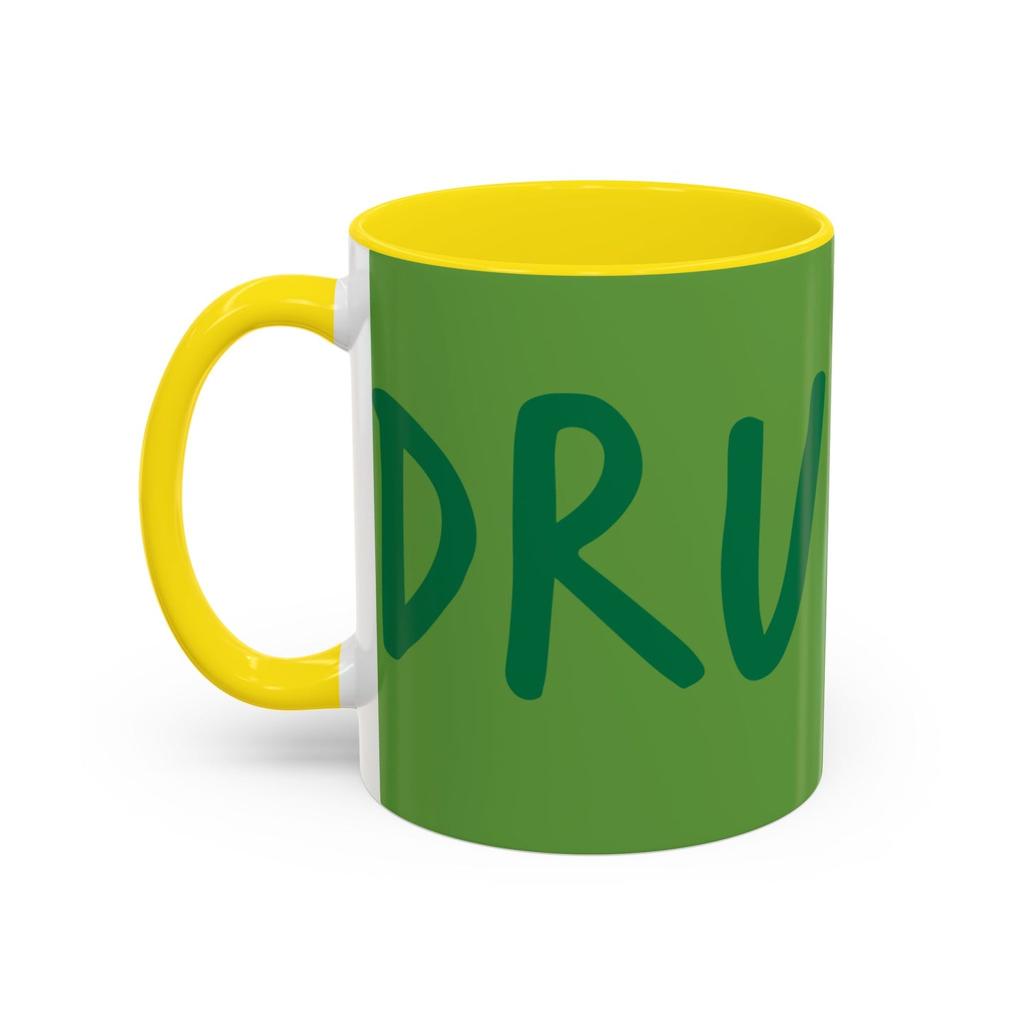 Funny ‘Drunkish’ Accent Coffee Mug — Green Accent 11/15oz