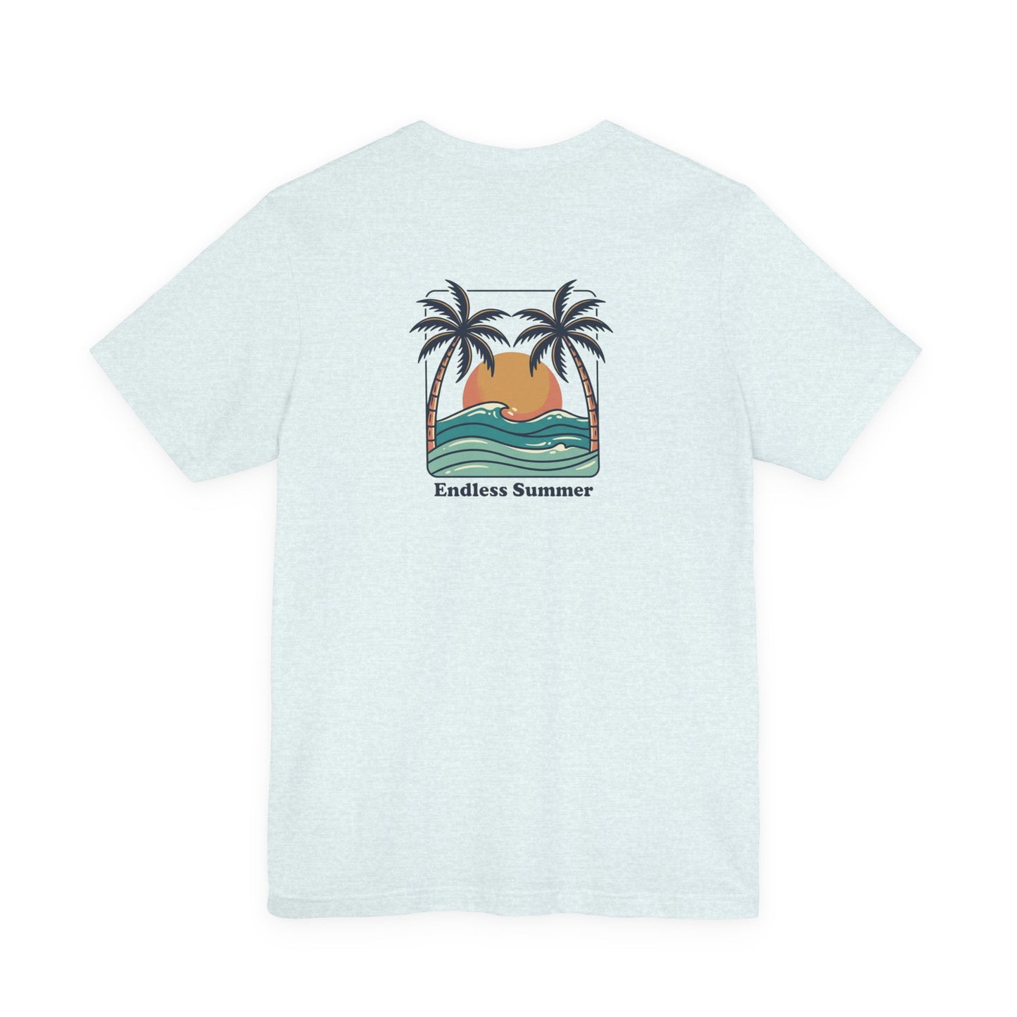 Endless Summer Surf Tee — Retro Sunset Palm Beach T-Shirt
