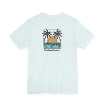 Endless Summer Surf Tee — Retro Sunset Palm Beach T-Shirt