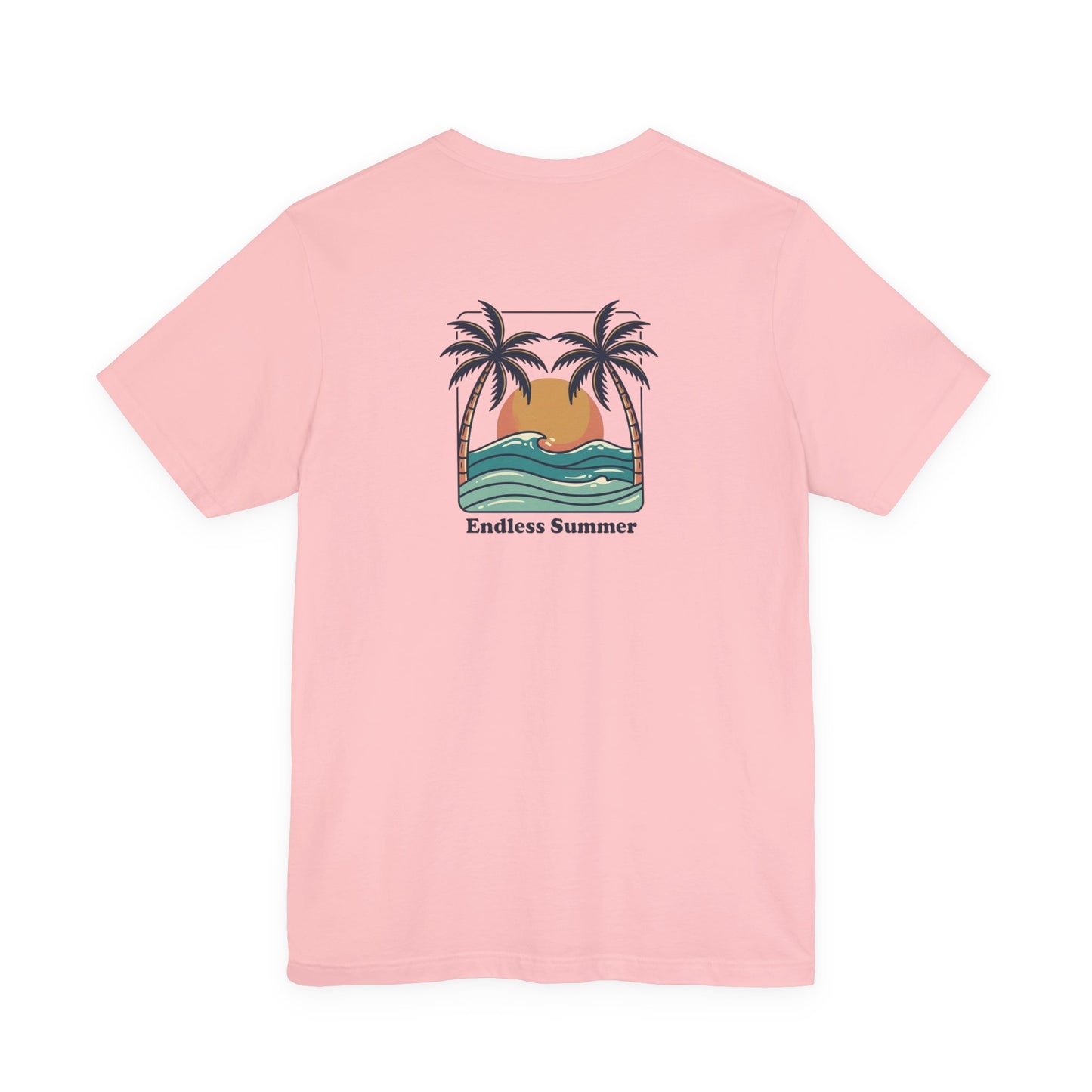 Endless Summer Surf Tee — Retro Sunset Palm Beach T-Shirt