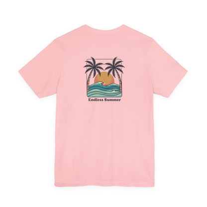Endless Summer Surf Tee — Retro Sunset Palm Beach T-Shirt