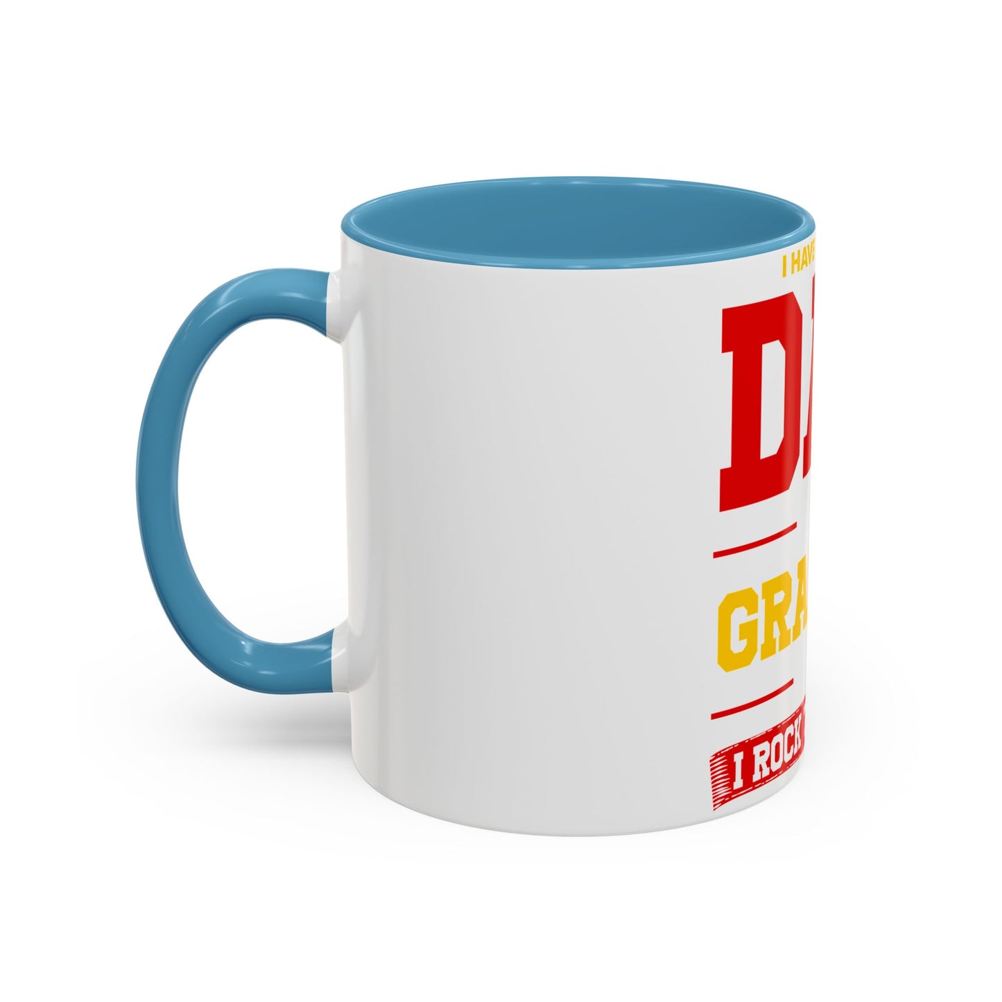 Dad Grandpa Coffee Mug — “I Have Two Titles: Dad Grandpa, I Rock Them Both” Accent Ceramic Gift