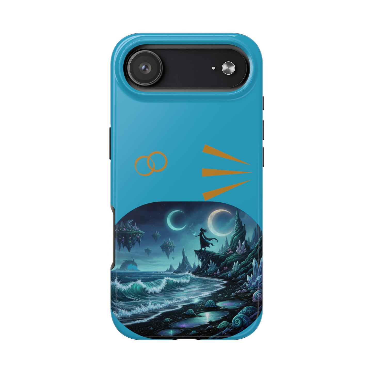 Tough Phone Case — Mystic Moonlit Shore Illustration