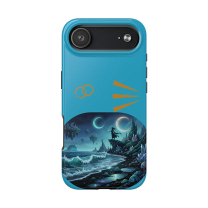 Tough Phone Case — Mystic Moonlit Shore Illustration