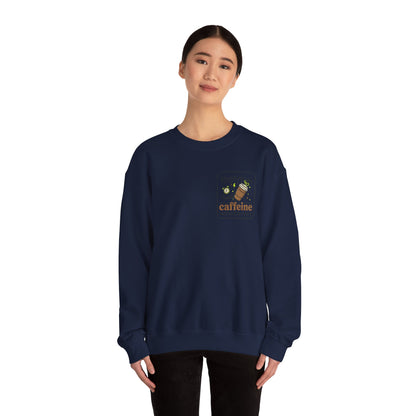 Crewneck Sweatshirt — "Mentally on Vacation, Physically at Work" Coffee Vibe