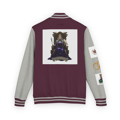 Letterman Jacket — Gothic Queen Illustration Varsity Jacket