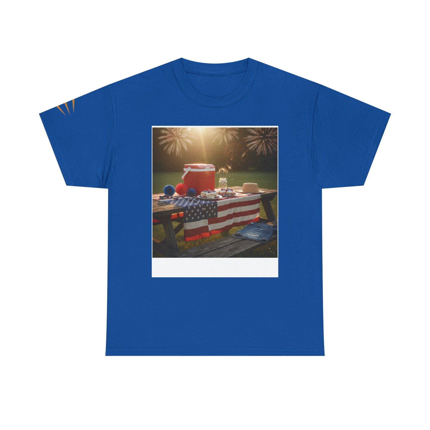 4th of July Americana Tee — Patriotic Flag Picnic T-Shirt