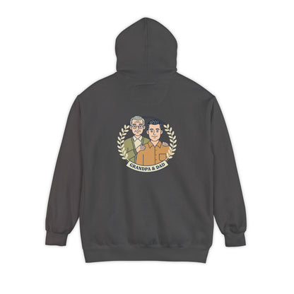 Grandpa & Dad Portrait Hoodie — Family Vintage Crewneck