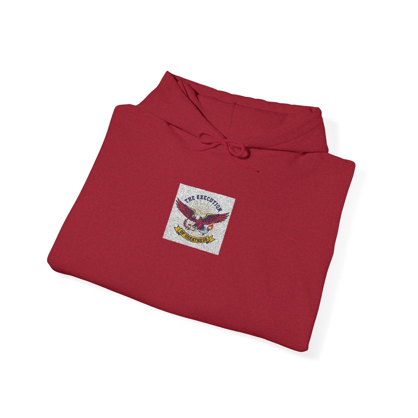Patriotic Eagle Floral Hoodie – American Flag Wings Graphic Sweatshirt