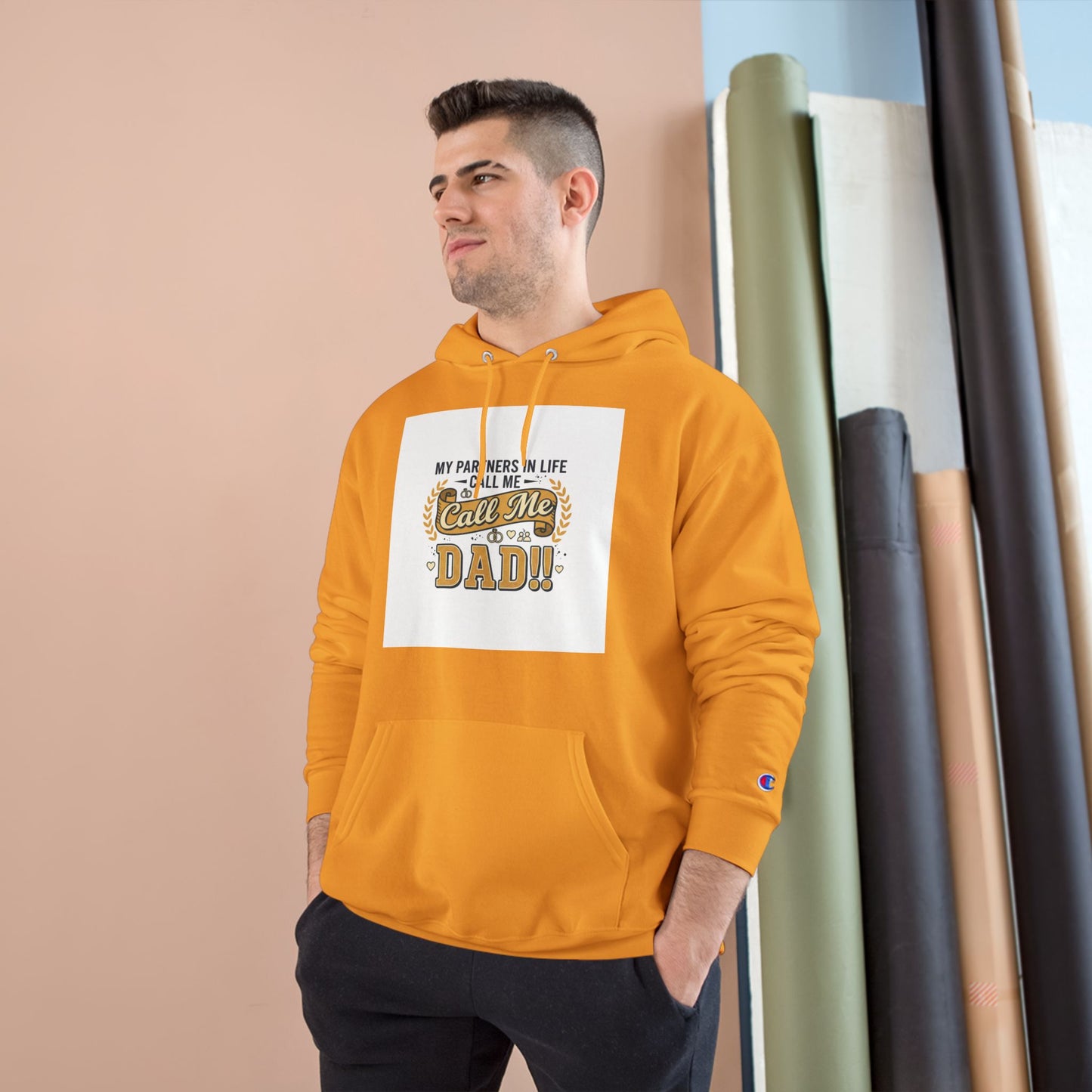 Dad Level 1001 Hoodie — 'My Partners in Life Call Me Dad' Graphic Sweatshirt