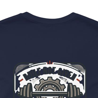 Stay Focused / Built Not Given Fitness T‑Shirt — “Stay Broke or Focused” Motivational Gym Tee