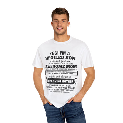 To My Son | Unisex Garment-Dyed T-shirt