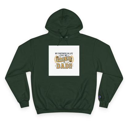 Dad Level 1001 Hoodie — 'My Partners in Life Call Me Dad' Graphic Sweatshirt