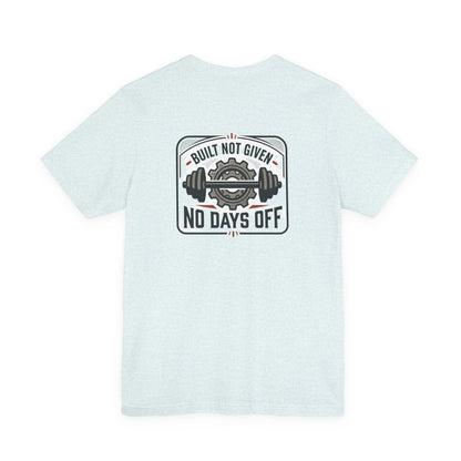 Stay Focused / Built Not Given Fitness T‑Shirt — “Stay Broke or Focused” Motivational Gym Tee