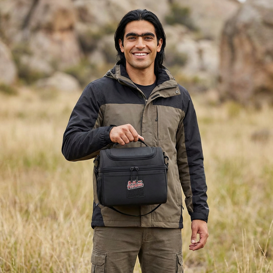 Dad's The Man Cooler Bag — Insulated Lunch Cooler for Dad, Portable Picnic & Fishing Cooler