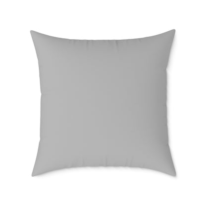 Spring Time Birds Square Throw Pillow — Floral Hummingbird Accent Cushion