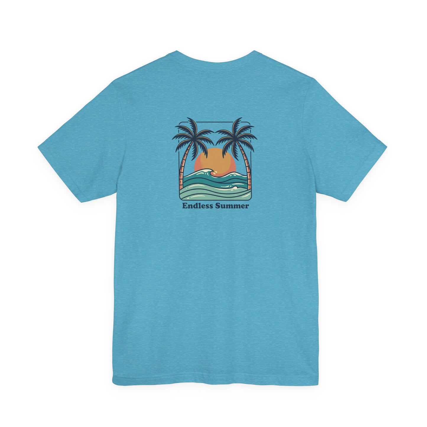 Endless Summer Surf Tee — Retro Sunset Palm Beach T-Shirt