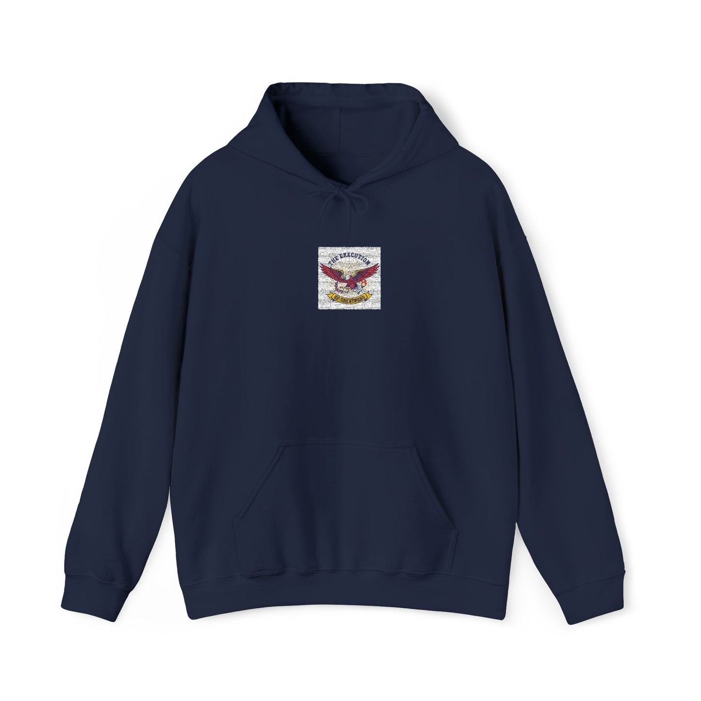 Patriotic Eagle Floral Hoodie – American Flag Wings Graphic Sweatshirt