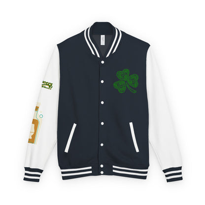 Lucky & Proud Shamrock Letterman Jacket