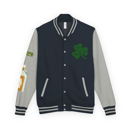 Lucky & Proud Shamrock Letterman Jacket