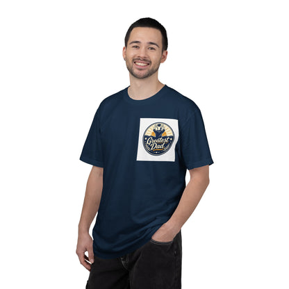 Greatest Dad Vintage Badge T-Shirt