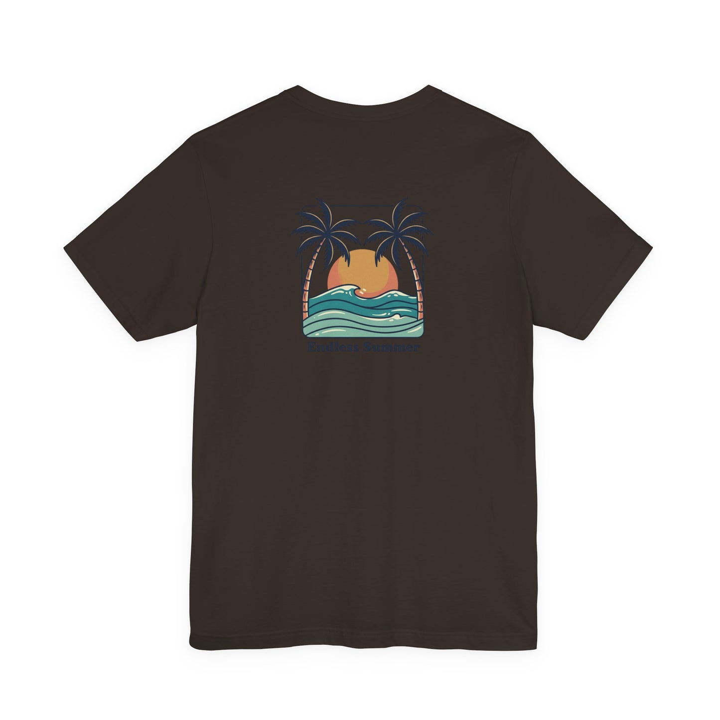 Endless Summer Surf Tee — Retro Sunset Palm Beach T-Shirt