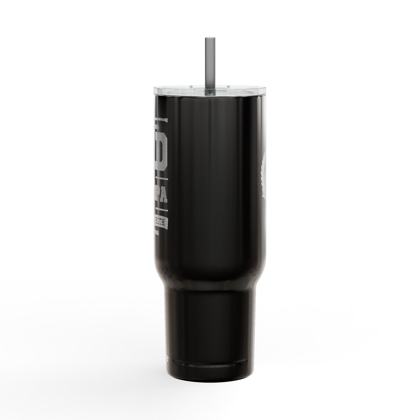 40oz Engraved Dad Tumbler with Lid & Straw - Insulated Travel Cup for Father’s Day