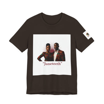 Juneteenth Graphic Tee — "Juneteeth" Freedom Celebration T-Shirt