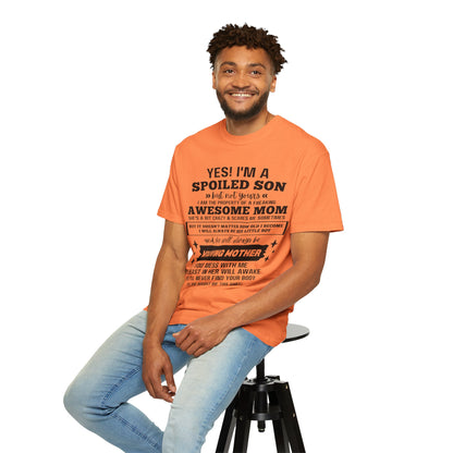 To My Son | Unisex Garment-Dyed T-shirt