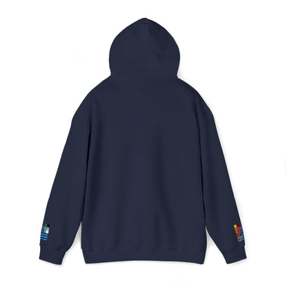 Patriotic Eagle Floral Hoodie – American Flag Wings Graphic Sweatshirt