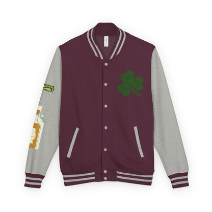 Lucky & Proud Shamrock Letterman Jacket