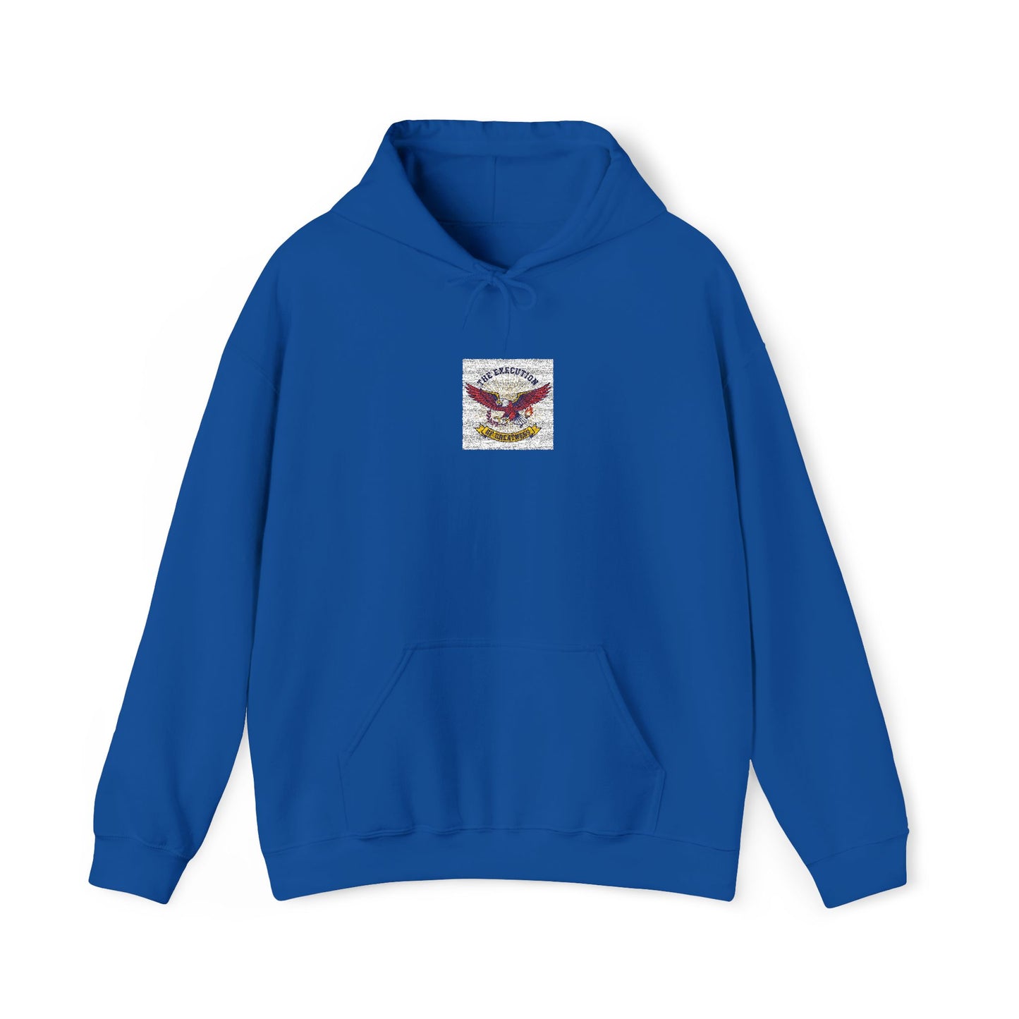 Patriotic Eagle Floral Hoodie – American Flag Wings Graphic Sweatshirt