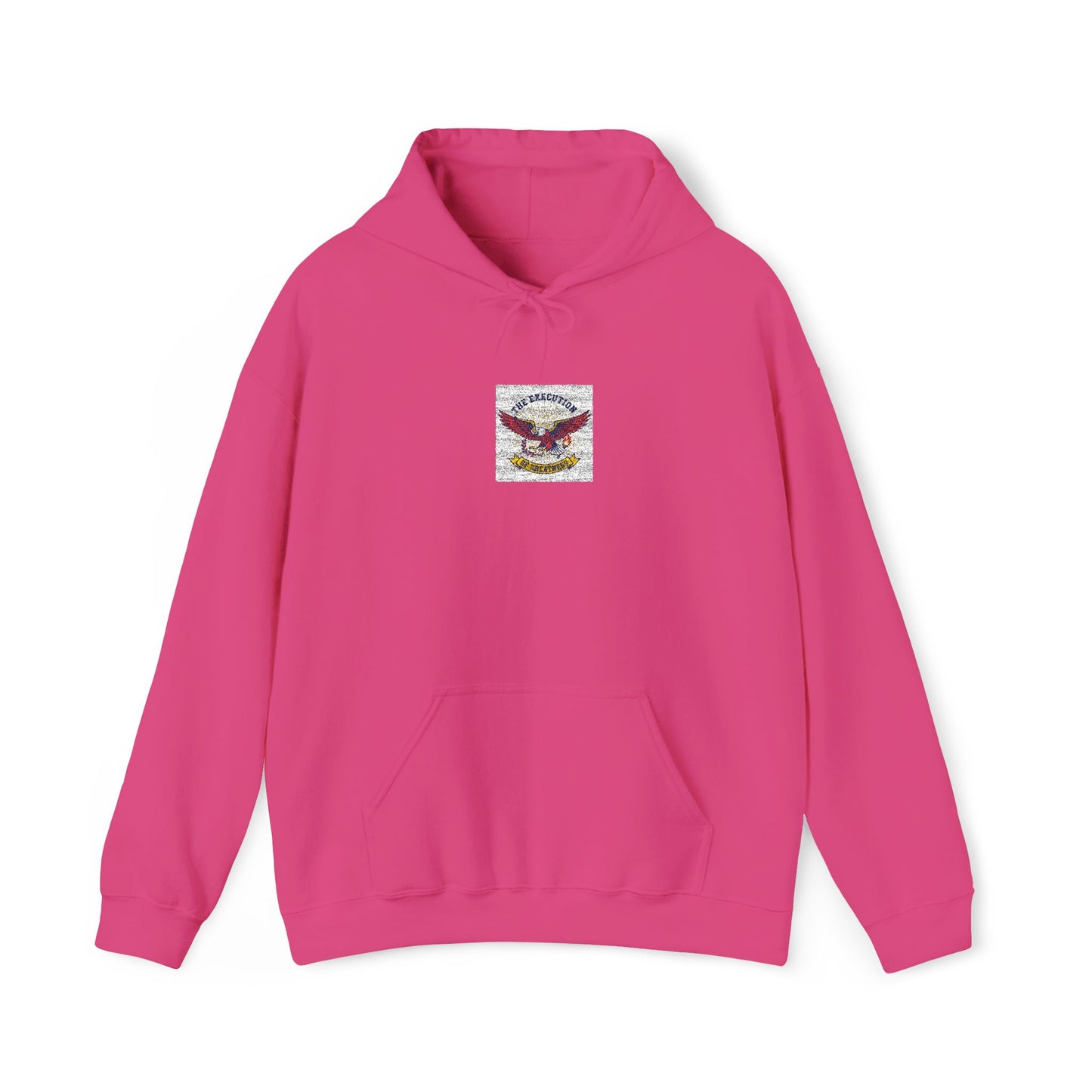 Patriotic Eagle Floral Hoodie – American Flag Wings Graphic Sweatshirt
